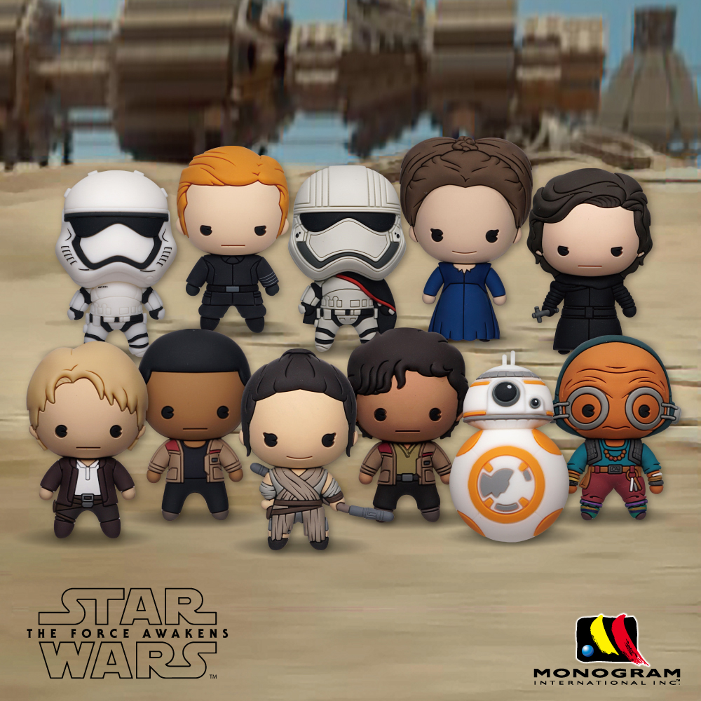 MonogramDirect's tweet photo. Unleash the Force with the Star Wars: A Force Awakens 3D Foam Bag Clips! Who will be your lucky pick? #starwars #aforceawakens #monogramcollectibles https://t.co/W4pKKMBmJO