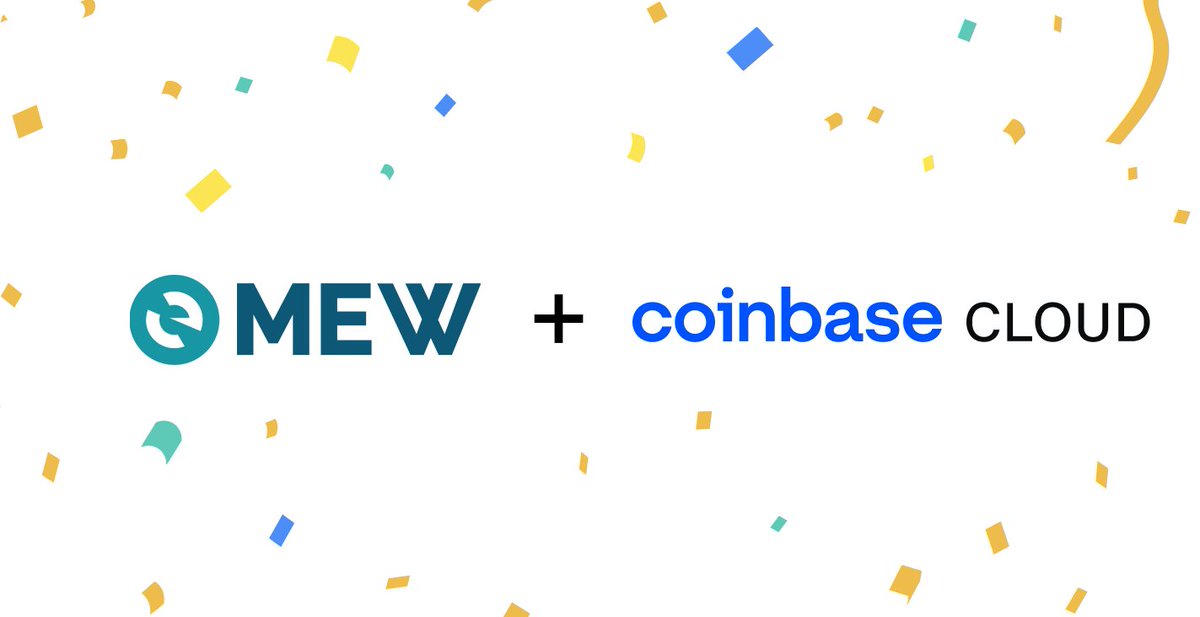 1/4 We're thrilled to bring you staking in @myetherwallet - powered by @CoinbaseCloud. Have any $ETH laying around? 🧐 Put it to work! 🌱 🚜