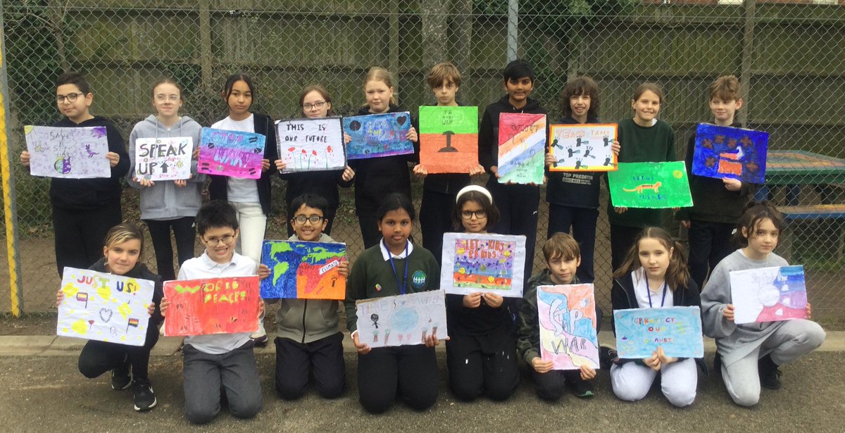 BignoldPrimary's tweet photo. Just a few of the inspiring messages from Year 6's 'Activism through Art' unit. The children really enjoyed reflecting on the global matters that they're passionate about! #SpeakUp @EvolutionTrust https://t.co/dGUiUOKdNz