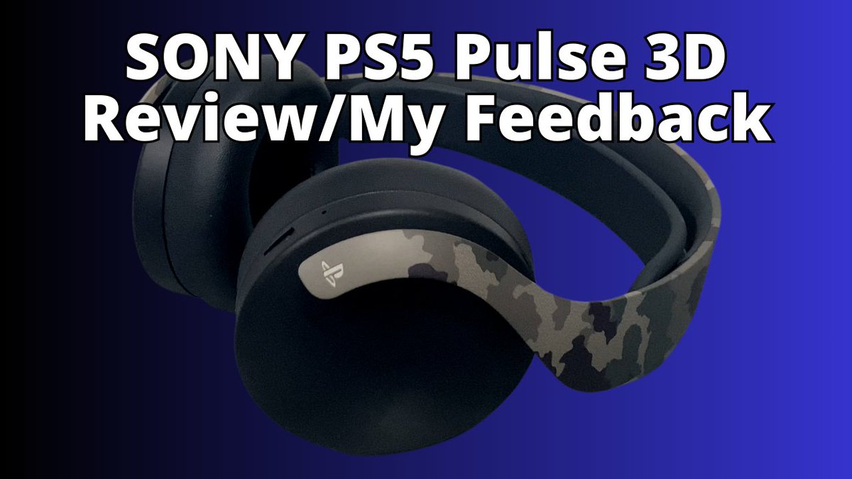 VinayakSoni07's tweet photo. Sony PS5 Pulse 3D Wireless Headset Review/My Feedback
https://t.co/cOf4QL1Hi3
#Pulse3DHeadset #PS5 https://t.co/8ODn5VGfns