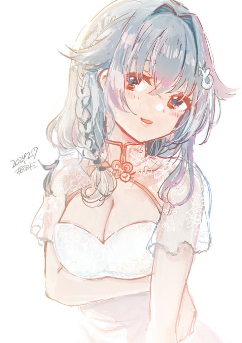 ウオオァァッッッ白チャイナドレス迅鯨ちゃんッッッッ🐋 