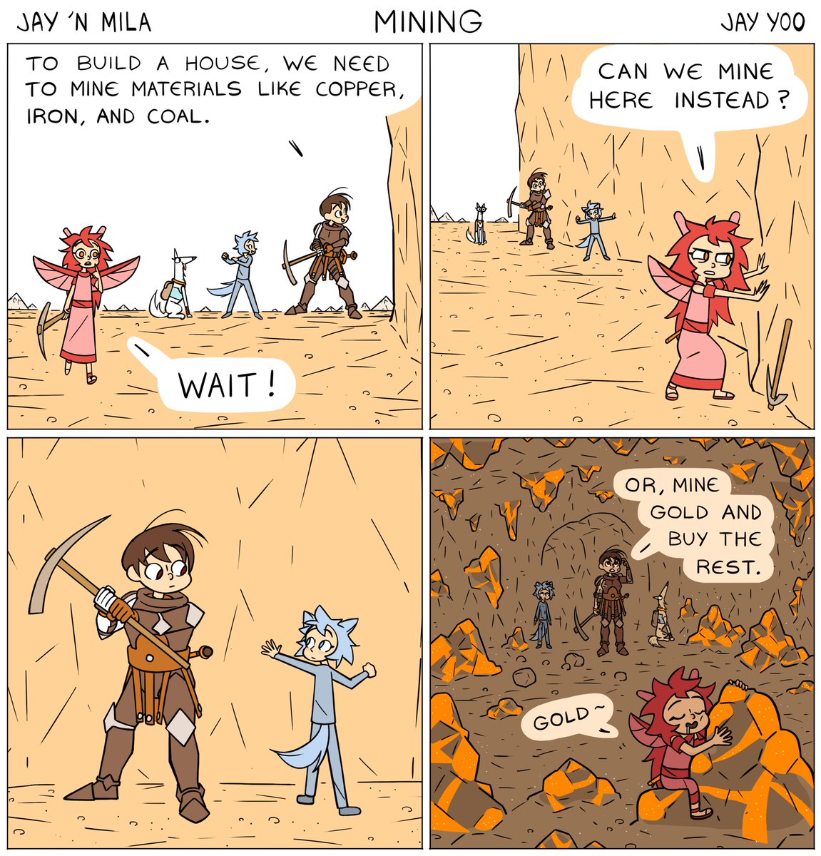 Blujayooo's tweet photo. Mining
#comic #webcomic #webcomics #draw #drawing #cartoon #cartoonart #fantasy #family #comedy #fun https://t.co/riaUoepO9D