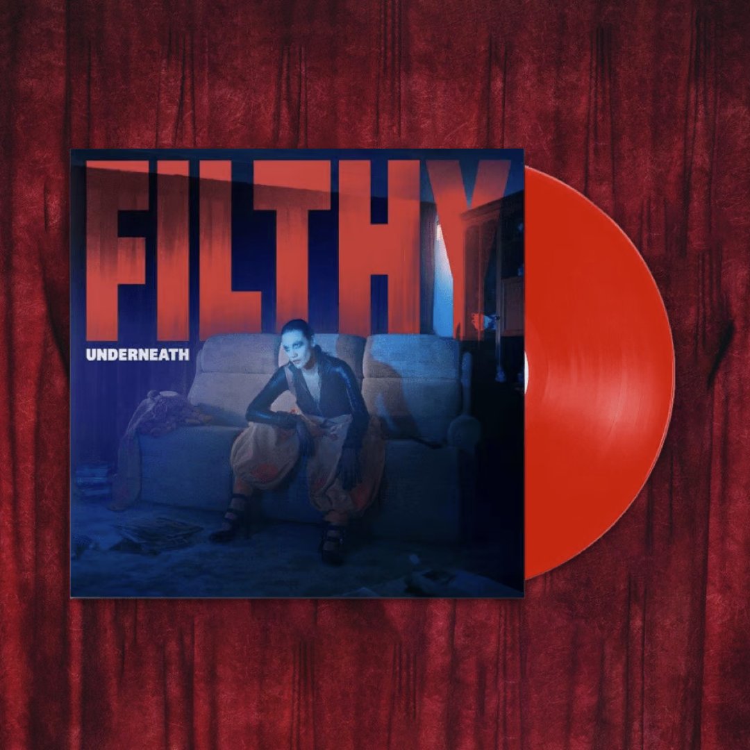 TownsendMusicUK's tweet photo. New album #FilthyUnderneath chronicles a period of unprecedented turbulence in @NadineShah’s life 🌀

We have strictly limited copies of Red Vinyl SIGNED by Nadine up for pre-order now! ✍️

↳ https://t.co/RX05FXv7aO https://t.co/6royutjXS9
