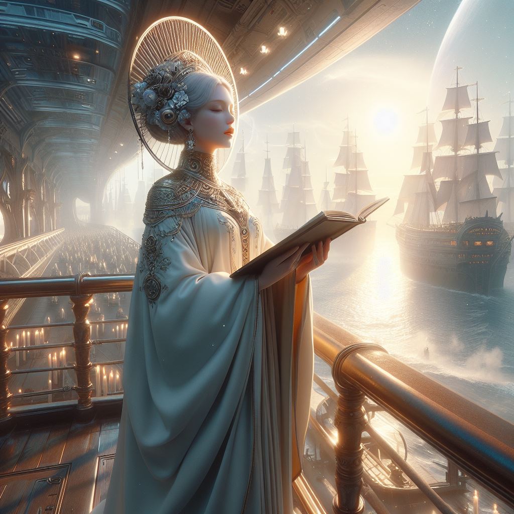 oclaro_vi's tweet photo. Blessing, sailing far away
#goodnight #AIart #AIArtCommuity #AIArtwork #FantasyConceptualArt #WeekendMotivaton #dalle3art #AIart https://t.co/5cAcX7ZtQG