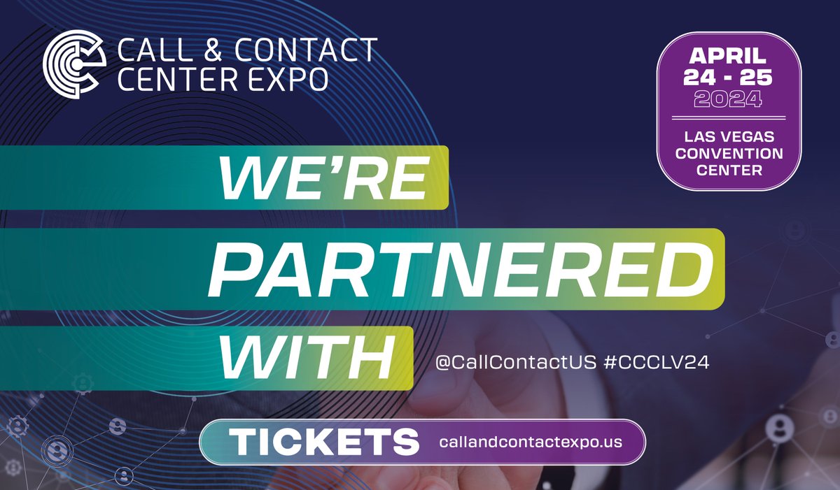 BigDATAWire (@bigdatawirenews) on Twitter photo Exciting news! We've partnered with <a href="/CallContactUS/">Customer Connect Expo</a>, the leading customer engagement and business intelligence event. Join us on April 24th & 25th at the Las Vegas Convention Center. #CallContactUS #CCCLV24
Use our code DATANAM100 to claim your tickets: ow.ly/Gpgt50QBkVv Exciting news! We've partnered with <a href="/CallContactUS/">Customer Connect Expo</a>, the leading customer engagement and business intelligence event. Join us on April 24th & 25th at the Las Vegas Convention Center. #CallContactUS #CCCLV24
Use our code DATANAM100 to claim your tickets: ow.ly/Gpgt50QBkVv