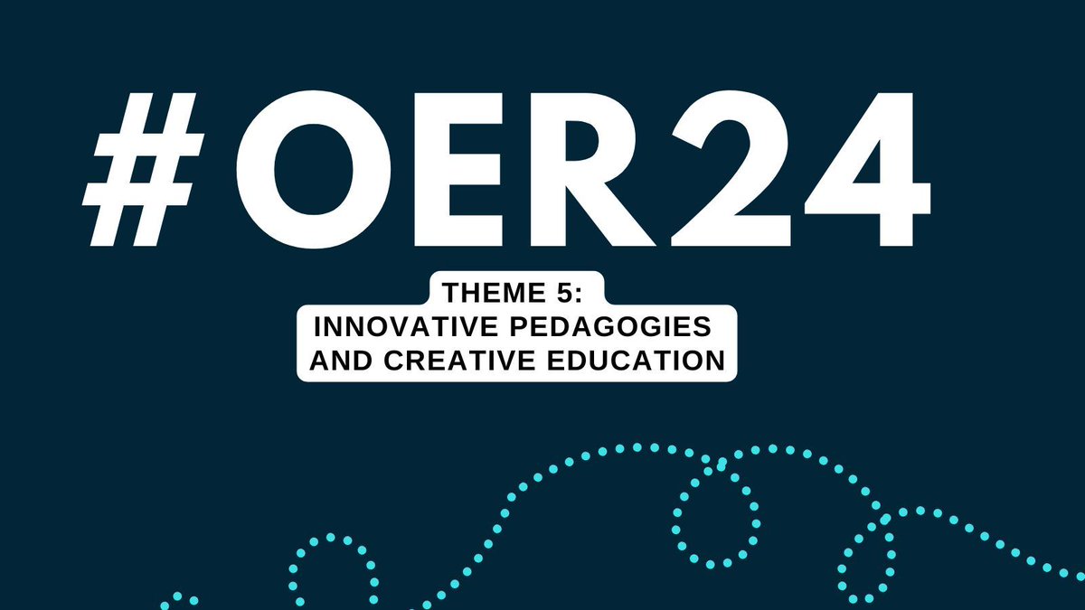 #OER24 puts the spotlight on #OpenEd practices with 5 themes.
Theme 5 explores the intersection of Open Education with instructional design &amp; learning design, examining creative practices &amp; innovative pedagogies that enhance the learning experience #altc buff.ly/3UsBbQh
