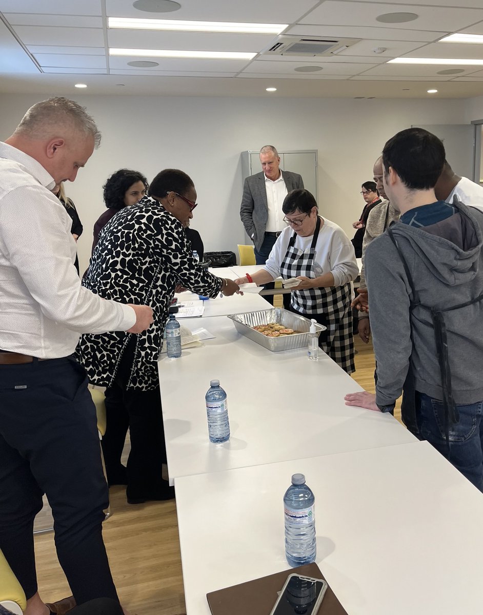 CLCentralYork's tweet photo. We were honored to have Hon. Deputy Minister Denise Allyson Cole from the Ministry of Children, Community and Social Services (MCCSS), our Ministry Regional Director (Karen Singh), James Culp and Salima Hussein who enjoyed visiting and touring Community Living Central York! https://t.co/2zdtsE951u