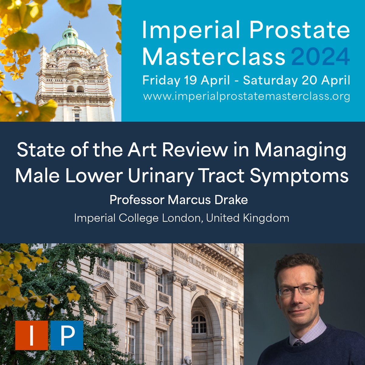 Imperial Prostate (@ip_london) on Twitter photo 🚀 You don't want to miss out on Professor Marcus Drake's State of the Art Review in Managing Male LUTS 💦 at #ipmasterclass24!
🌐 View the full agenda & secure your spot at imperialprostatemasterclass.org
<a href="/MarcusDrakeUrol/">Marcus Drake</a> <a href="/imperialurology/">Imperial Urology</a> 🚀 You don't want to miss out on Professor Marcus Drake's State of the Art Review in Managing Male LUTS 💦 at #ipmasterclass24!
🌐 View the full agenda & secure your spot at imperialprostatemasterclass.org
<a href="/MarcusDrakeUrol/">Marcus Drake</a> <a href="/imperialurology/">Imperial Urology</a>