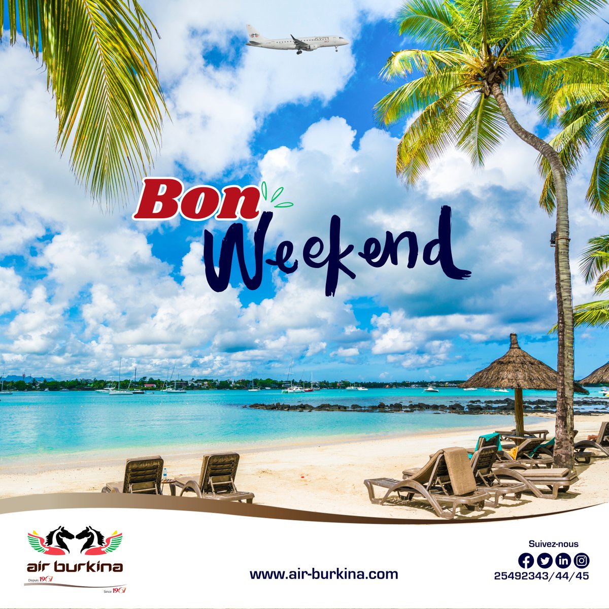 Bon week-end à vous!
#AirBurkina