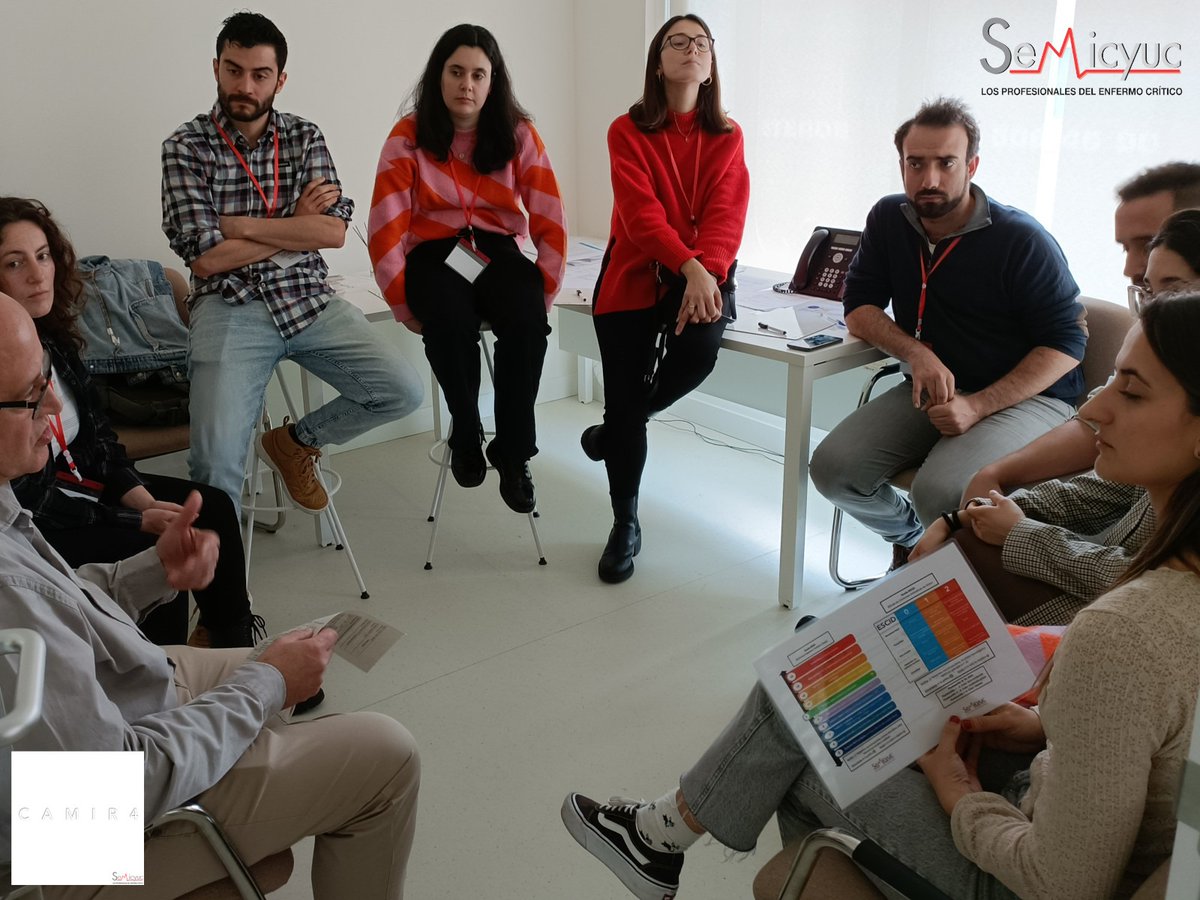 semicyuc's tweet photo. El segundo grupo de socios del Curso #CAMIR4 para R4 ha finalizado hoy viernes sus talleres de inmersión en #MedicinaIntensiva, afianzando los conocimientos adquiridos durante los primeros años de residencia. https://t.co/m1EcYupuI8