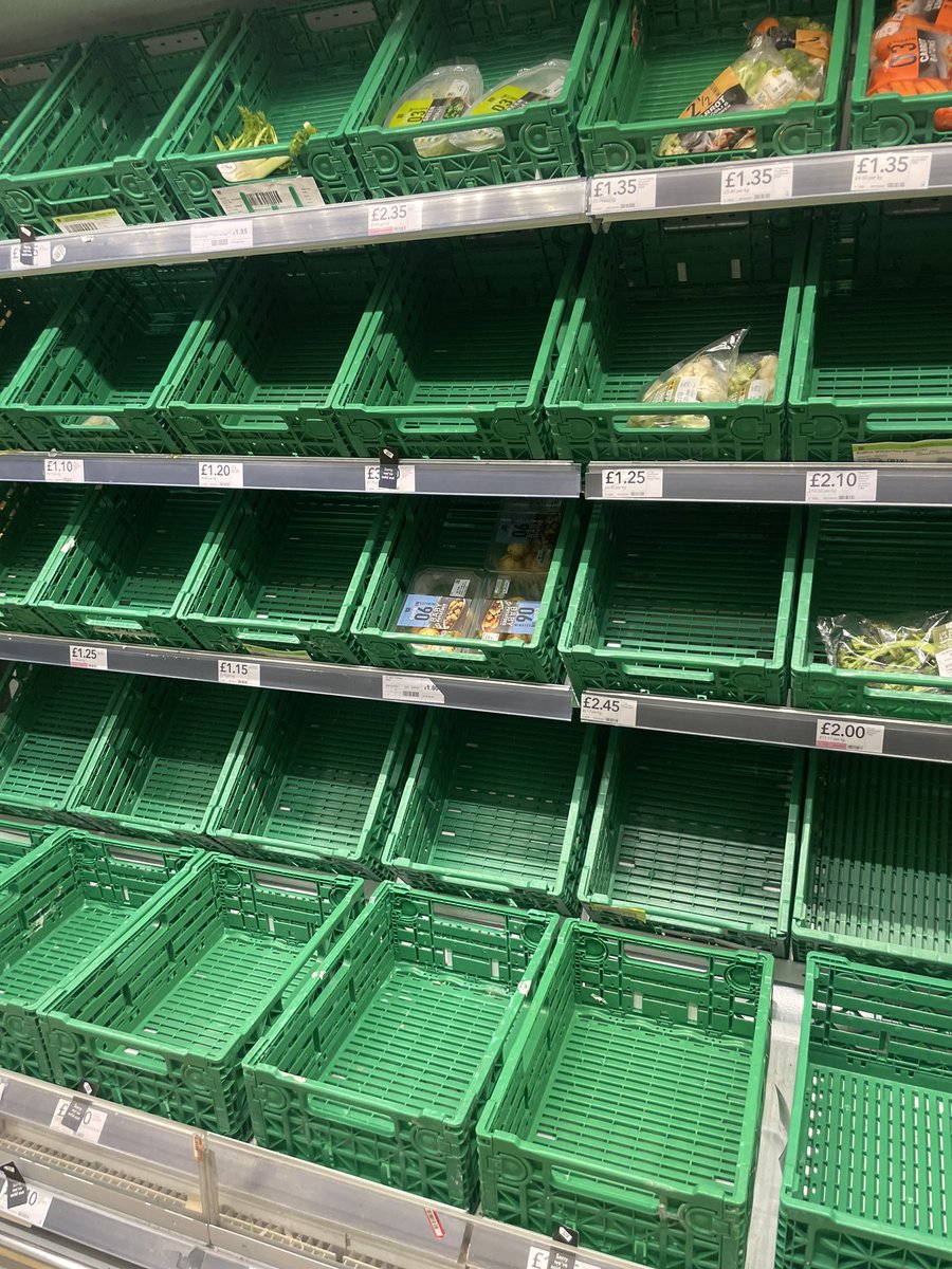 girlracer68's tweet photo. Welcome to Brexit Britain.
This is the @coopfoodstores in #Machynlleth, Wales.
I donโt think it was this bad during Covid. There is only the Spar as an alternative or a 45 min drive to Aberystwyth.
#BrexitWin
#ToryLies
#RejoinEU https://t.co/JHmVbPBlDo