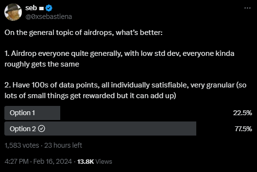 MingoAirdrop's tweet photo. zkSync and Scroll airdrops are the next in line 

We got airdrops/community bull posts from both sides recently 

I feel like they are SUPER CLOSE

• Scroll talking about community - they are commited to do well 

• zkSync team member doing the same thing + talking about airdrops distribution 

Both are ready and are probably coming soon