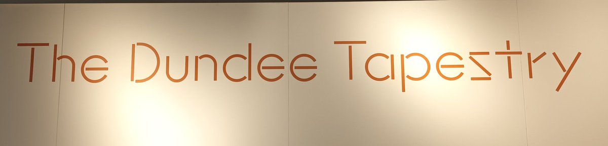 AndyCathroDandA's tweet photo. Visit to see the Dundee tapestry exhibition at the V&amp;A today. Great display of the city's past, present &amp; future exploring the industrial heritage &amp; achievements all created by 140 volunteers. Well worth a visit. https://t.co/xc50X3SBxF