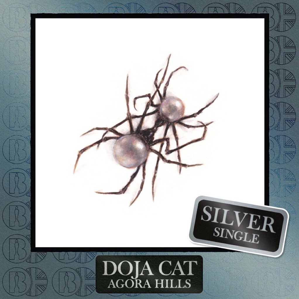 DojaCatStats's tweet photo. .@DojaCat’s “Agora Hills” is now certified Silver in the UK for selling over 200,000 units in the region 🇬🇧 https://t.co/kM9G7mHcXo