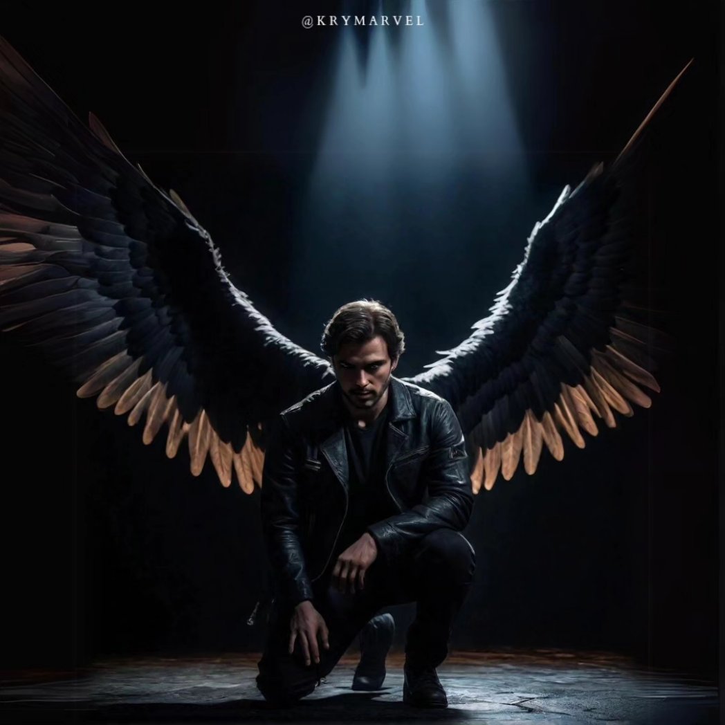 Krymarvel's tweet photo. Cassian's love led him to a dark pact with Lucifer, becoming an immortal raven knight. Cursed to see his love Isabel, but forever unseen. 
Pic1_The terrible pact
Pic2_The resignation
Pic3_the darkness evolution
Pic4_THE RAVEN DARK KNIGHT 
 #EternalTorment #CursedLove https://t.co/Po0nYEmC3E