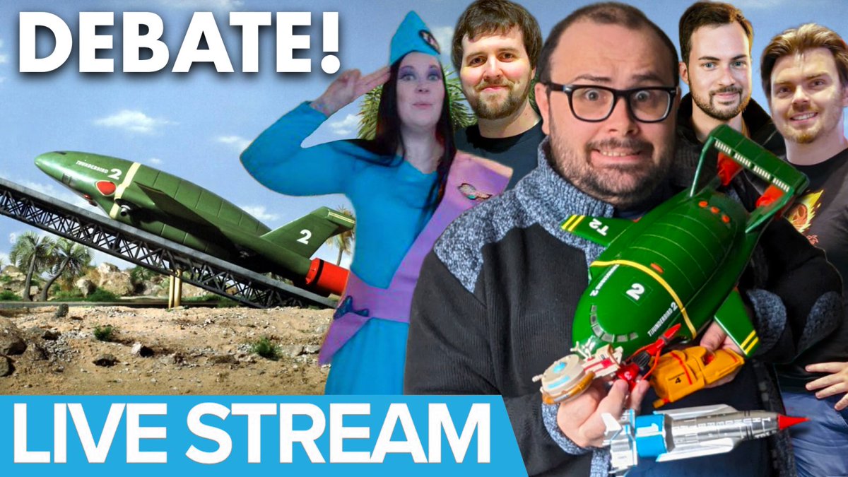 cinemarionette's tweet photo. TONIGHT I'm going to be appearing on a @GerryAndersonTV livestream defending the honour of the good ship Thunderbird 4. Join me in solidarity for #TB4supremacy https://t.co/Sovq91dFeP