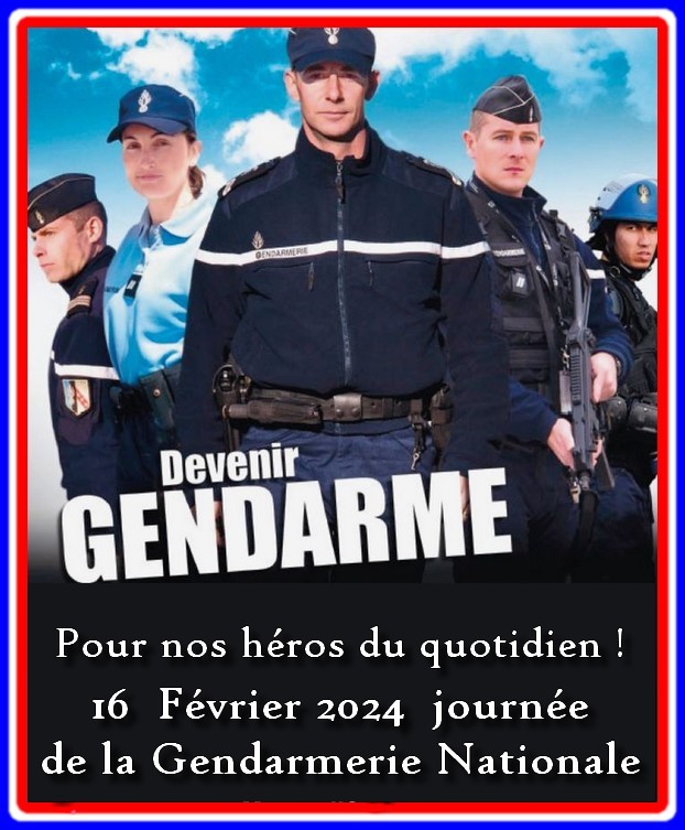 #HommageNational
#Gendarmerie
En ce 16 février..
Être acteurs de sa vie...pour celle des autres...
NOS HÉROS DU QUOTIDIEN 🇫🇷