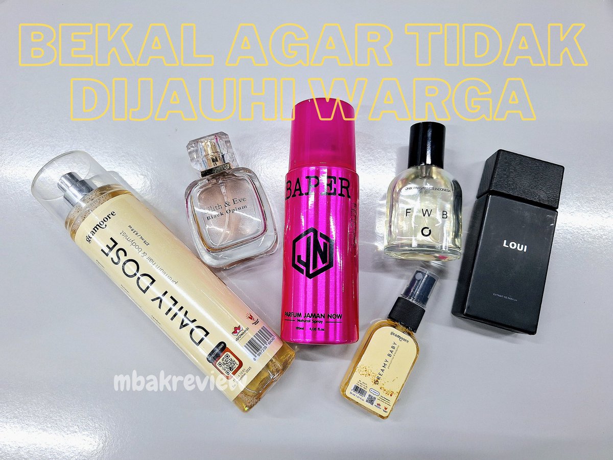 reviewjualan's tweet photo. thread parfum yang aku pake agar mendukung kehidupanku bersosialisasi

#mbakreview https://t.co/D5X5E4fO4T