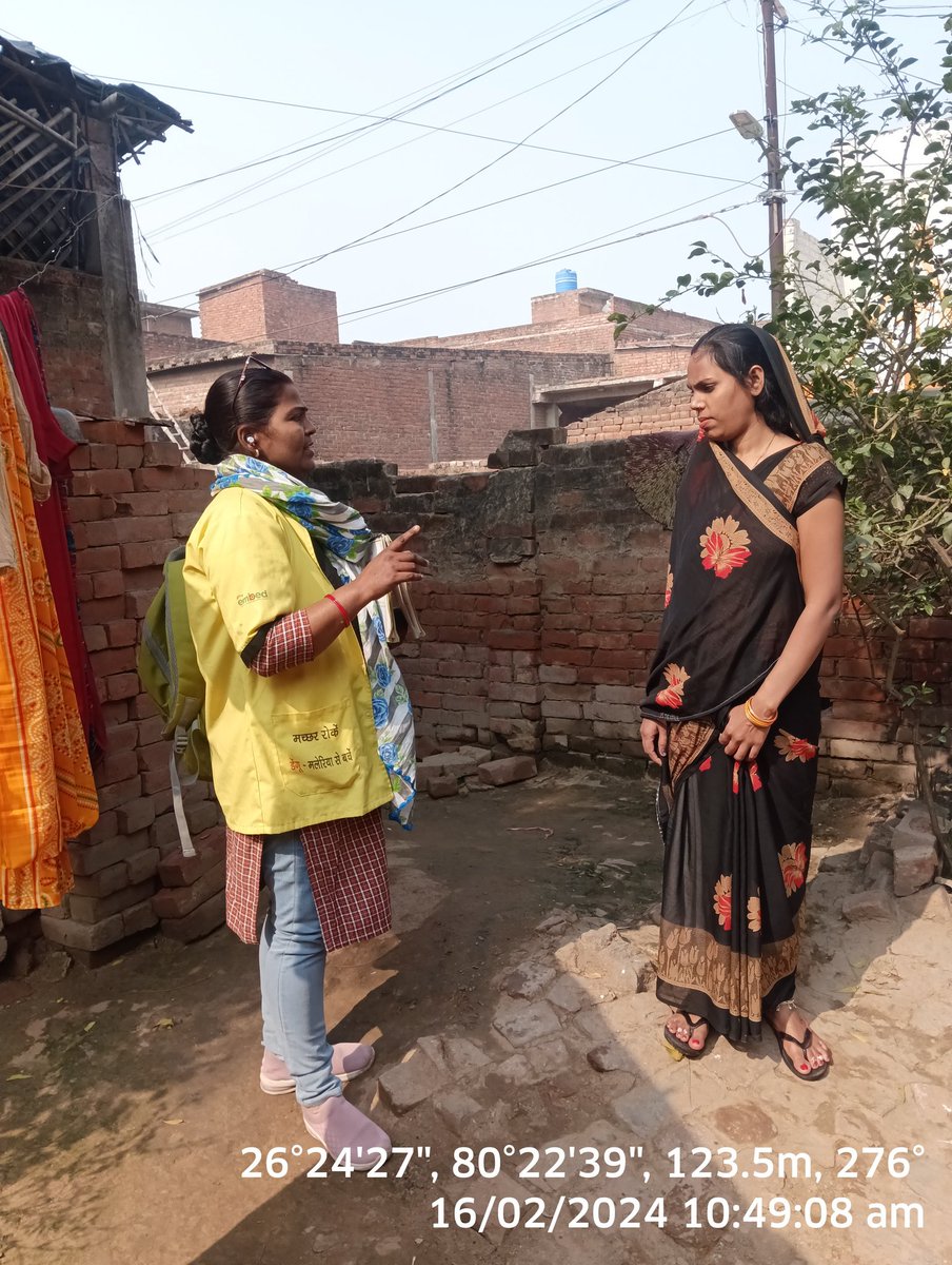 एम्बेड परियोजना के तहत कानपुर की गिरजा नगर बस्ती में लोगों को डेंगू और मलेरिया की जानकारी दी l 
 #MalariaFreeIndia
#Embed2Endmalaria 
#Malaria
#Dengue 
#DengueFreeIndia
<a href="/sammaansingh/">Samman Singh</a>
<a href="/sksomya/">Som Sharma</a>
<a href="/rajesh_amh/">Rajesh Mishra</a>