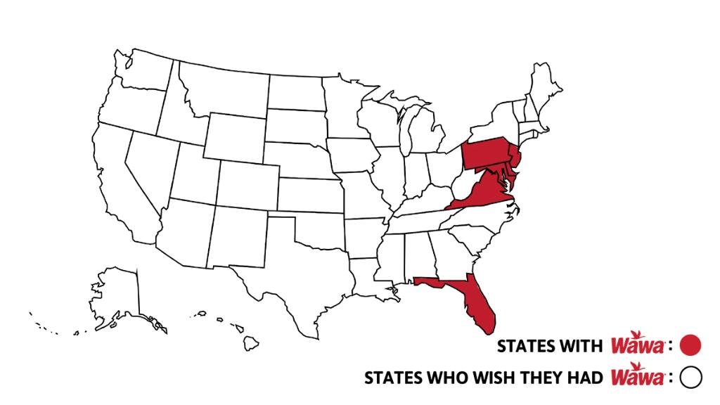 Wawa is expanding into the south and midwest 

It plans to open at least 280 new stores by 2034 across:

• Ohio
• Florida
• Indiana
• Georgia 
• Alabama
• Kentucky 
• Tennessee 
• North Carolina

Philly culture taking over the country