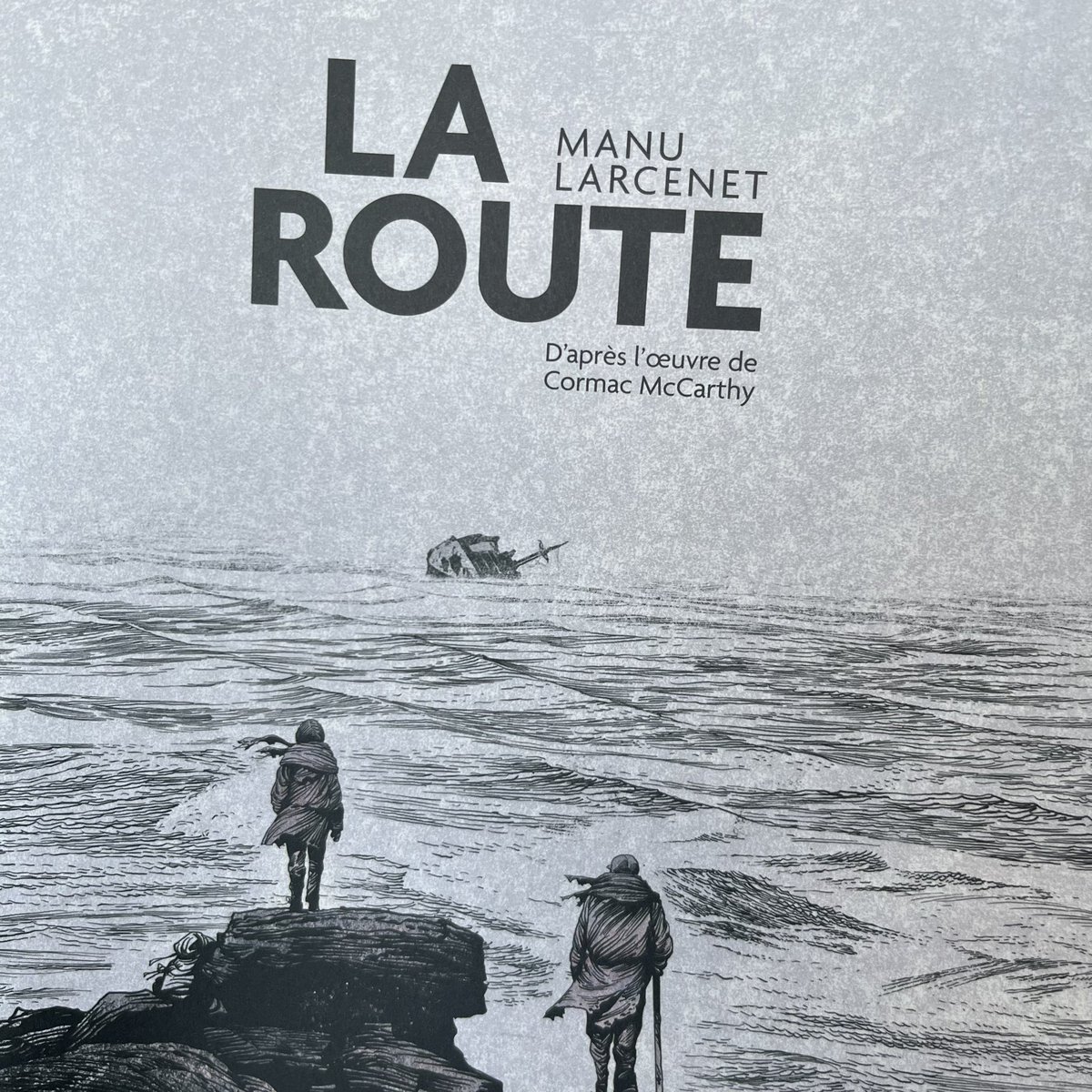 J_Lachasse's tweet photo. "La Route" de Manu Larcenet, d’après Cormac McCarthy. Sortie le 29 mars aux @EditionsDargaud https://t.co/UctsLXxCiM