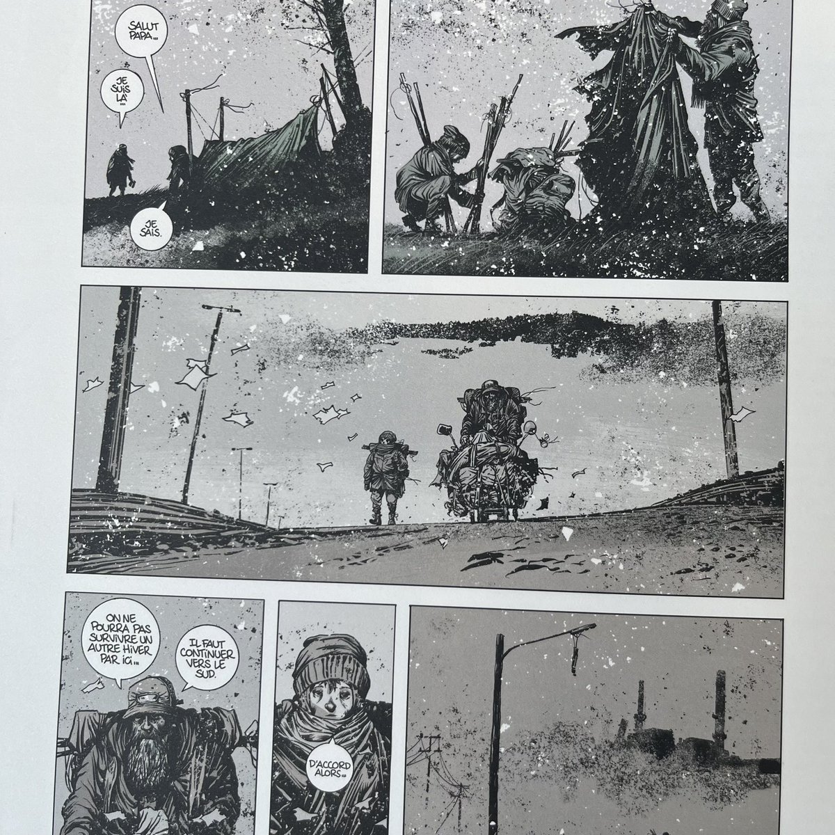 J_Lachasse's tweet photo. "La Route" de Manu Larcenet, d’après Cormac McCarthy. Sortie le 29 mars aux @EditionsDargaud https://t.co/UctsLXxCiM