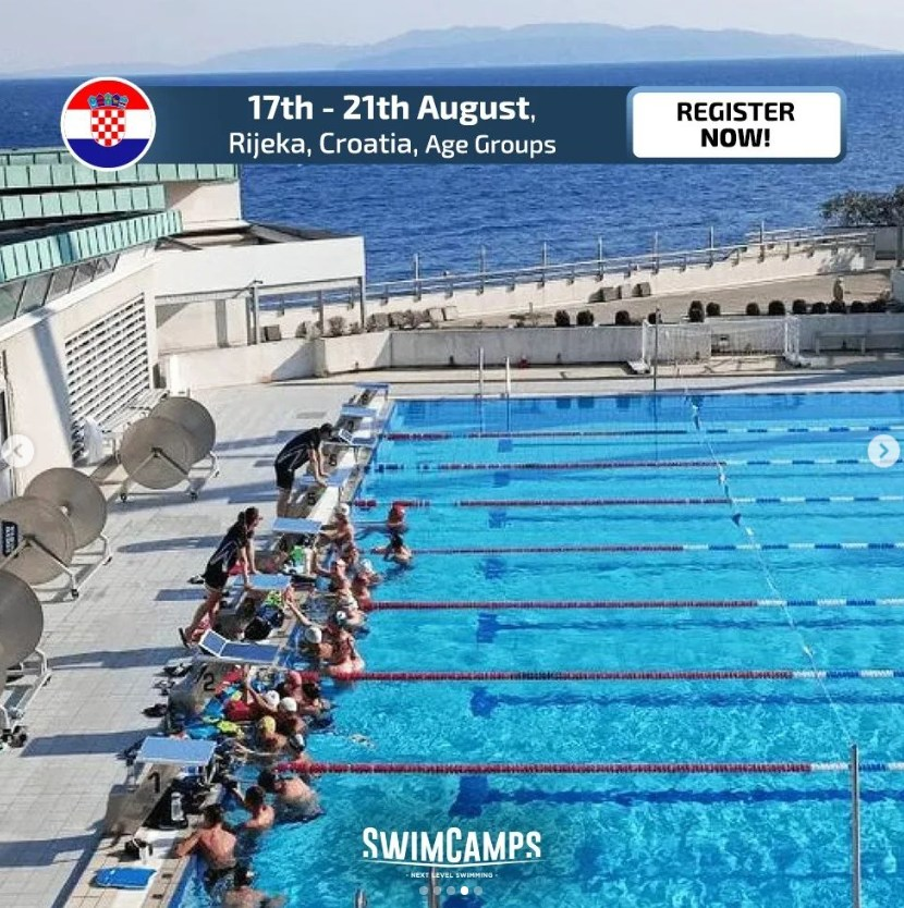 Summer 2024  ☀️

Bookings open 😍

 11th-15th August - SC Rijeka 🇭🇷
 17th-21st August - SC Rijeka 🇭🇷

swimswiftelite.co.uk/swim-camps-uk/