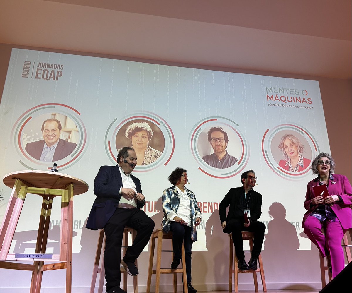trilemaedu's tweet photo. Esta tarde en las #JornadasEQAp ➡️ mesa redonda con @juancarcubeiro #MariaCastro @c_magro y @carmenpellicer_ “El futuro del aprendizaje” ¿Está afectando el uso de la tecnología a las habilidades cognitivas? https://t.co/N7OaFMSL9k