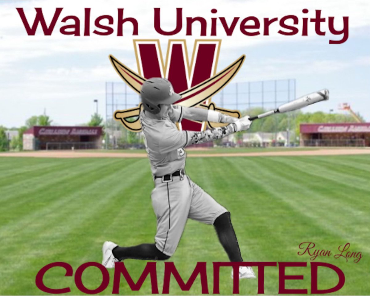 I’m excited to continue my academic and athletic career at the University of Walsh. I would to thank my friends, family, and coaches who have been there for me throughout this journey.
