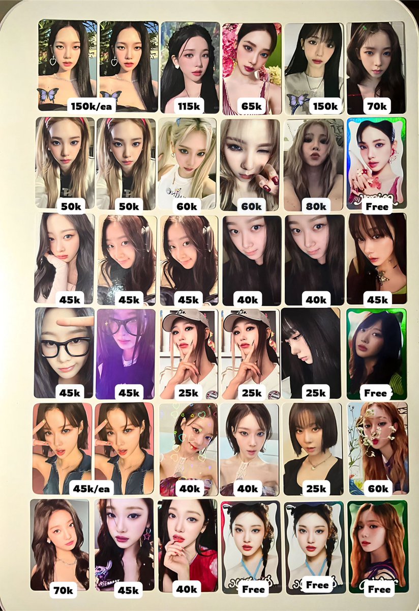 open sharing 🦢

✅ join GO : line.me/ti/g/M2-4GFiuM0
🏡 Tangerang Selatan, INA
🤍 DM for claim
🩰 can steal if taking more
🌐 WW ok

Wts pc karina ningning winter giselle aespa my world tc starriver dewi ponytail spicy better things headphone blonde muplant trading card poca