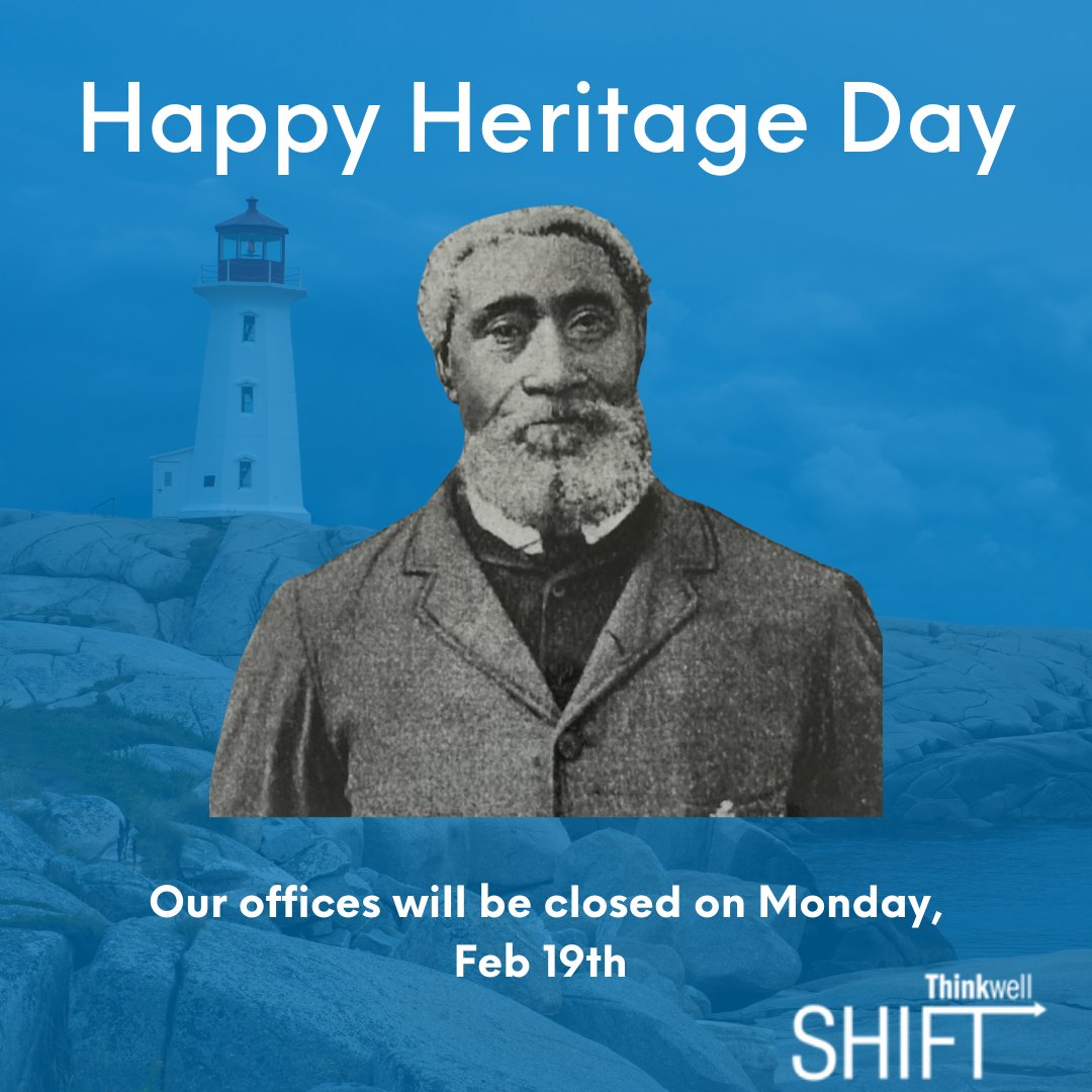ThinkwellShift's tweet image. 🎉 Happy Heritage Day! 🌟

Today, we celebrate the incredible contributions of William Hall, our 2024 Heritage Day Honour.

In honour of Heritage Day, please note that our office will be closed on Monday, Feb 19th, and will reopen on Tuesday, Feb 20th.