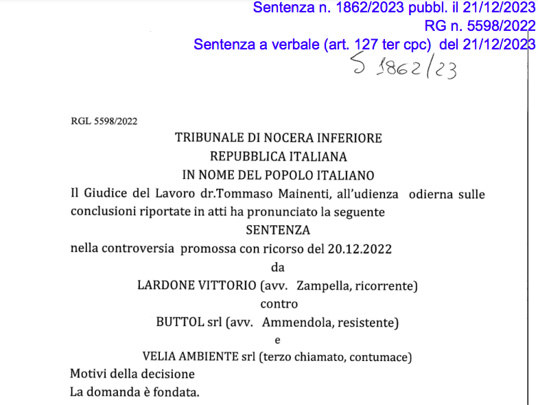 labour_lawyers's tweet image. Trib. Nocera Inferiore 21 dicembre 2023, n. 1862: ai fini del #licenziamento, è onere del #datore di lavoro dimostrare che il #lavoratore si sia assentato ingiustificatamente-&amp;gt;bollettinoadapt.it/wp-content/upl…