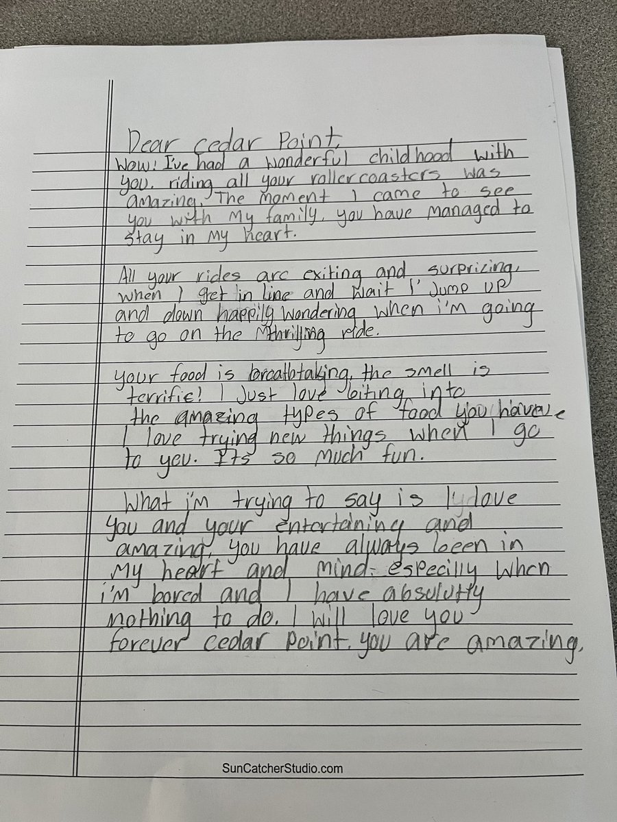 MrsBarringerGL's tweet image. Fourth graders wrote to things they love this Valentines Day! They love everything from worms to @cedarpoint! #GoGullLake #GLCSRyan