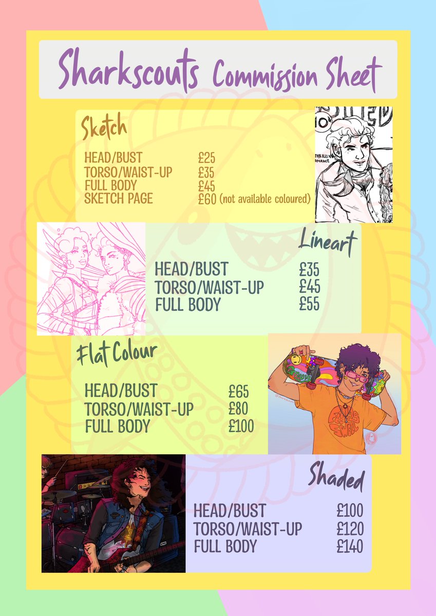sharkscouts's tweet photo. ⭐️✨My commissions are OPEN!✨⭐️

I'm trying to raise money this year for moving out, and I'm still struggling with medical appointments and finding an accessible job.

Any commission is SUPER appreciated 💕 https://t.co/elzOvgAy5M
