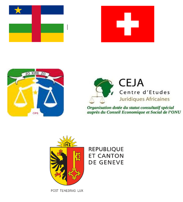 cour_penale's tweet photo. La CPS a le plaisir d'accueillir ce 17.02.24 ,la finale de la 2è ed.  du concours de plaidoirie inter-lycées « Droits de l’homme, cohésion sociale et moi »  , organisé par le Centre d’études juridiques africaines, soutenu par la ville de Genève et la Mission Suisse à Bangui. https://t.co/FEUh7r9AU7