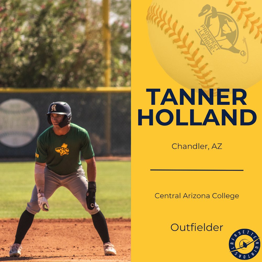 Happy Flyboy Friday! From Central Arizona College, please help us welcome outfielder Tanner Holland #40 

#takeflight #flyboyfriday