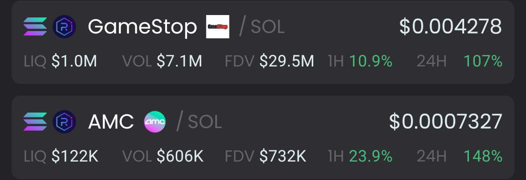Yes, it's a movement
Two coins trying to save you from this space

The headband stays on...

$AMC and $GME
#AMC #GME <a href="/gmecoinsol/">GMEonSol 🎮</a>