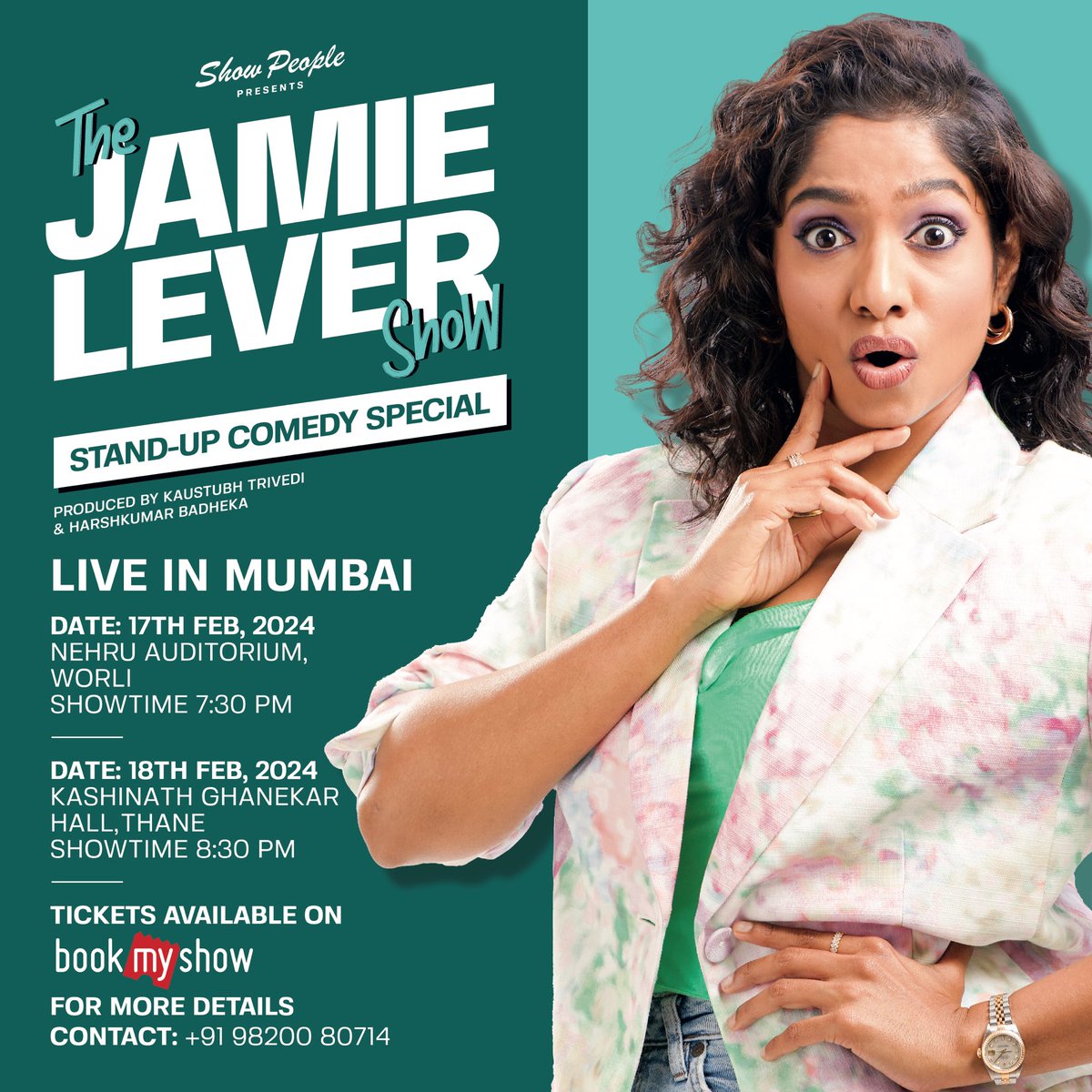 #Mumbai #Thane hope to see you this weekend!! @ ‘ The JAMIE LEVER Show’