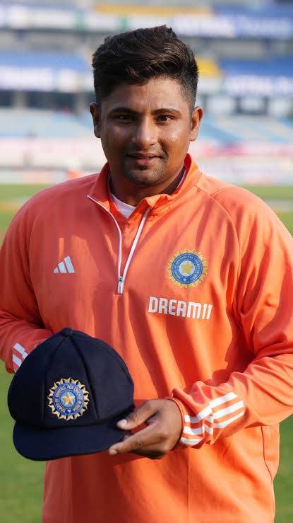 JaipurDialogues's tweet photo. 2 players debuted for India, but everyone is talking just about Sarfaraz.

So here's a tribute to Dhruv Jurel with some information.

His mother had to sell her jewellery for her son to have the correct equipment to pursue his passion.

His father is a retired Havaldar with the armed forces and fought the Kargil war in 1999.

Dhruv did not have the money to purchase the 6000₹ kit, he was demotivated by some to continue his career, but he persisted. 

For learning cricket, he travelled alone from Agra to NCR at the age of 13. He had no place to stay. Later on, seeing his talent, his coach made some arrangements in the local hostel for him.

He went on to become the Vice captian of India U-19 World Cup team & helped Bharat to reach the finals.

He has performed at all levels from U19 state to national team, followed by Ranji Trophy, IPL, India A, and now the senior team.

So here's an appreciation post for a player who persisted and reached the topmost position.