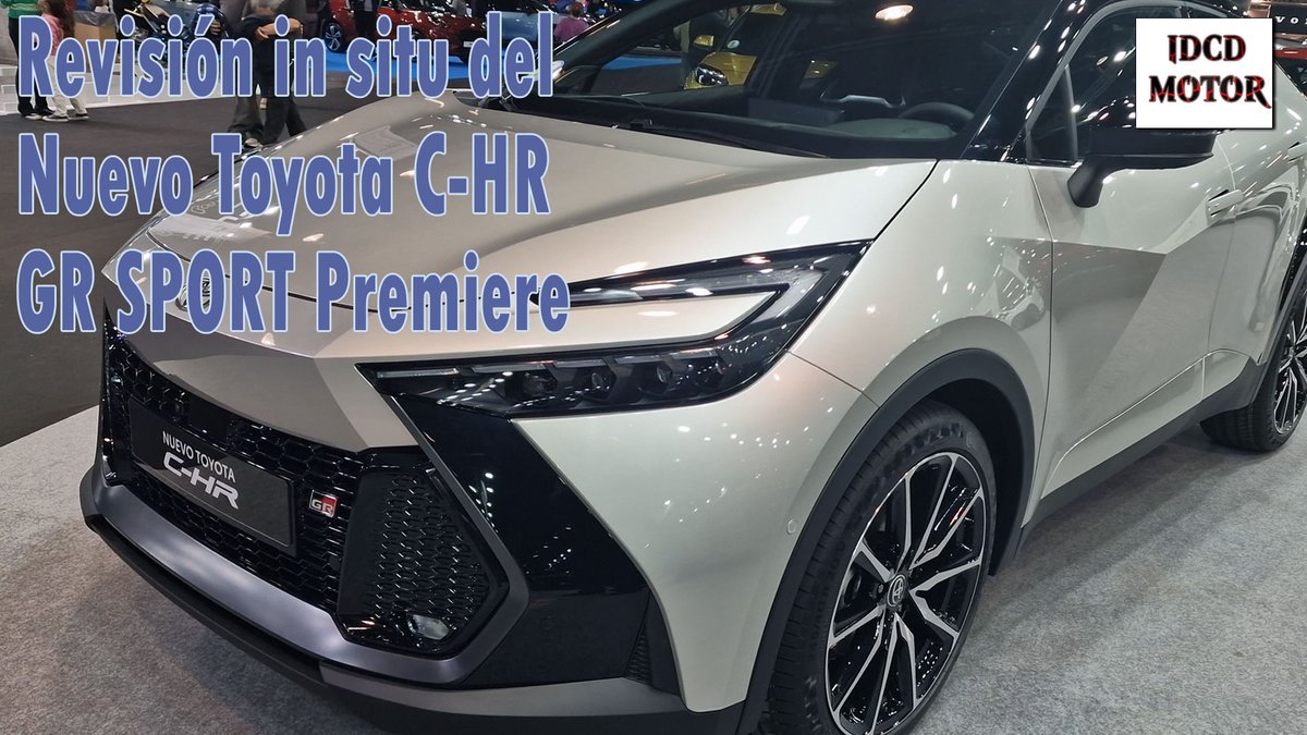 IdcdMotor's tweet photo. Nuevo video, esta vez el nuevo Chr de @Toyota_Esp 
en su versión Gr Sport Premiere
https://t.co/Dy6TpvFrMT

#reseña #revision #toyotachr #nuevochr #chrGR https://t.co/pt8QZ5OJSG
