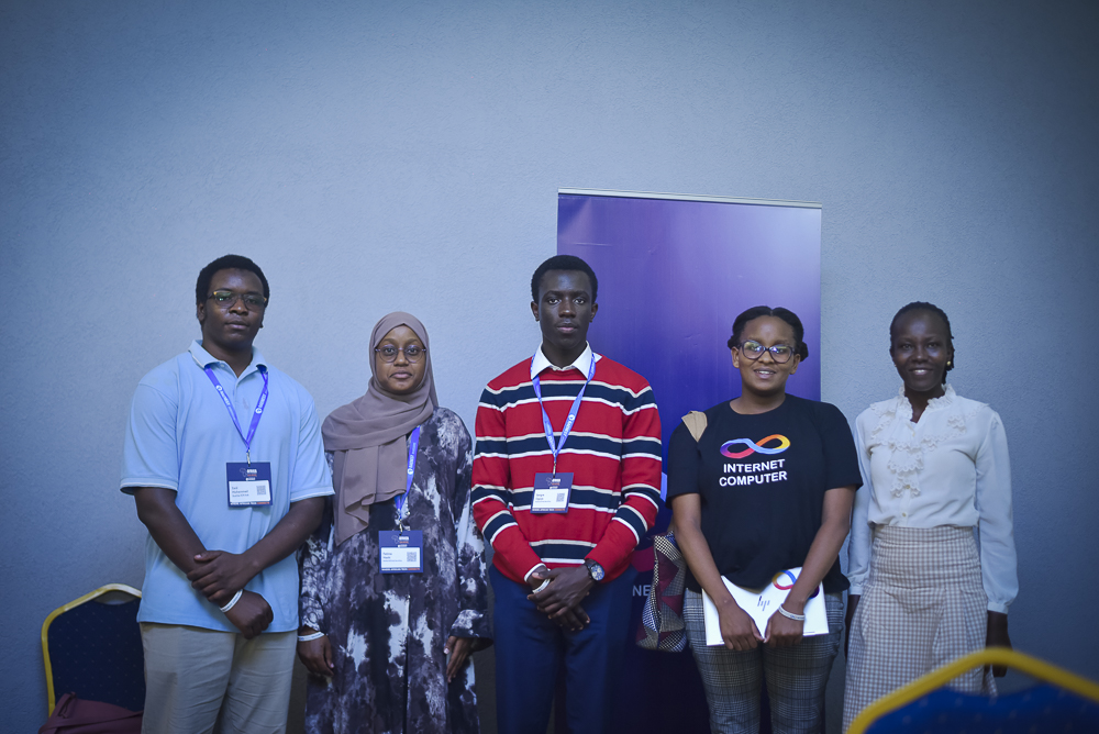 UUTechHub's tweet photo. The Umma University blockchain team finalists at Africa Tech Summit with their project Shamba Kikwetu at Sarit Center! 🚀 #Dfinity #AfricaTechSummit #ICP #ICPKushites #UmmaUniversity #UUHub https://t.co/RlfFVmSPiU