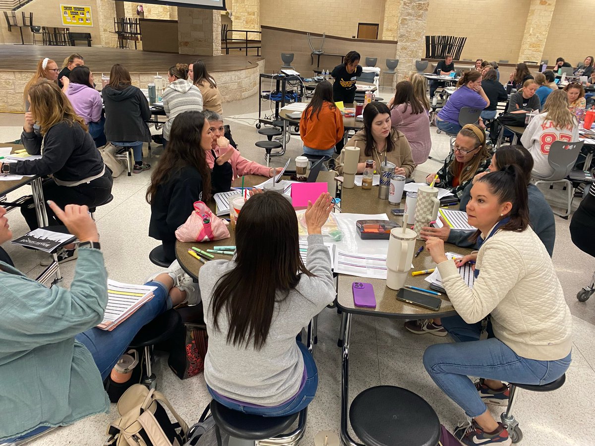 It’s a great day for professional learning in Liberty Hill! From PreK to CTE and everything in between! Thank you to our partners from lead4ward and region 13 as well as our coordinators, ICs and teacher leaders!