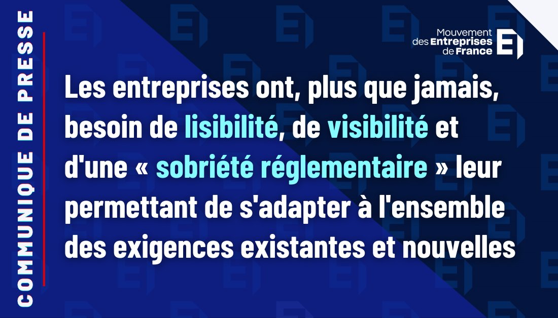 Mouvement des Entreprises de France tweet media