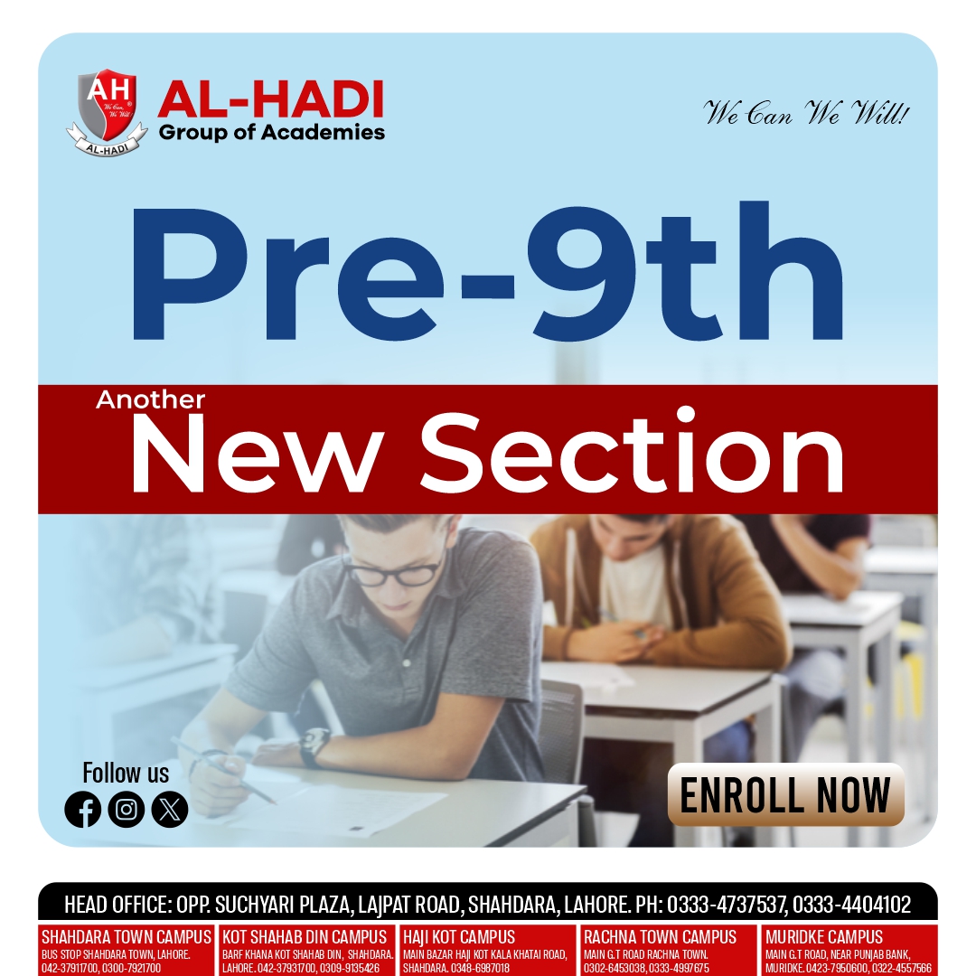 alhadiheadofice's tweet image. Al-Hadi group of schools &amp;amp; academies
instagram.com/alhadiheadoffi…

facebook.com/alhadiheadoffi…
#alhadi #fsc #fscresult2023 #lahoreboardresult2023
#biselahoreresult #BISELahore #alhadieveningclasses #alhadiacadmy #alhadischool #الھادی #alhadishahdara