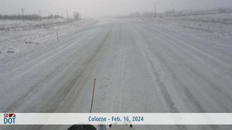 SouthDakotaDOT's tweet photo. WEATHER UPDATE: Friday, Feb. 16, 2024 - 9:30 a.m. MT/10:30 a.m. CT

As snowfall subsides throughout the morning of Friday, Feb. 16, it's important to remember that road conditions in many areas of the state are being impacted by the recent winter weather.

https://t.co/jAj5PbAmq4 https://t.co/YFimsWpMQC