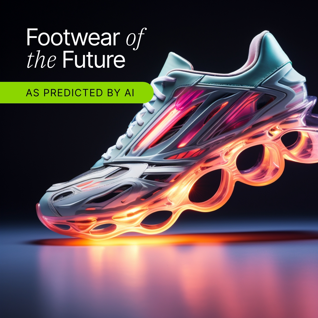 👟✨ AI predicts: what will footwear look like in 100 years? 👀🔮 We took to the predictive powers of AI to help us hypothesize the future of footwear.

Learn more: bit.ly/3uEMXwn

#FutureFootwear #AIPredictions
