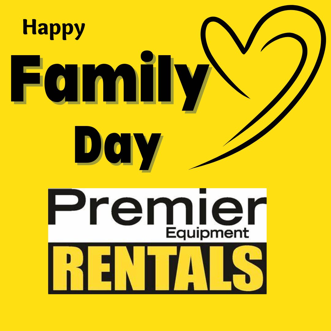 Happy Family Day long weekend from Premier Rentals! Please note we will be closed Monday Feb 19th for Family Day holiday!