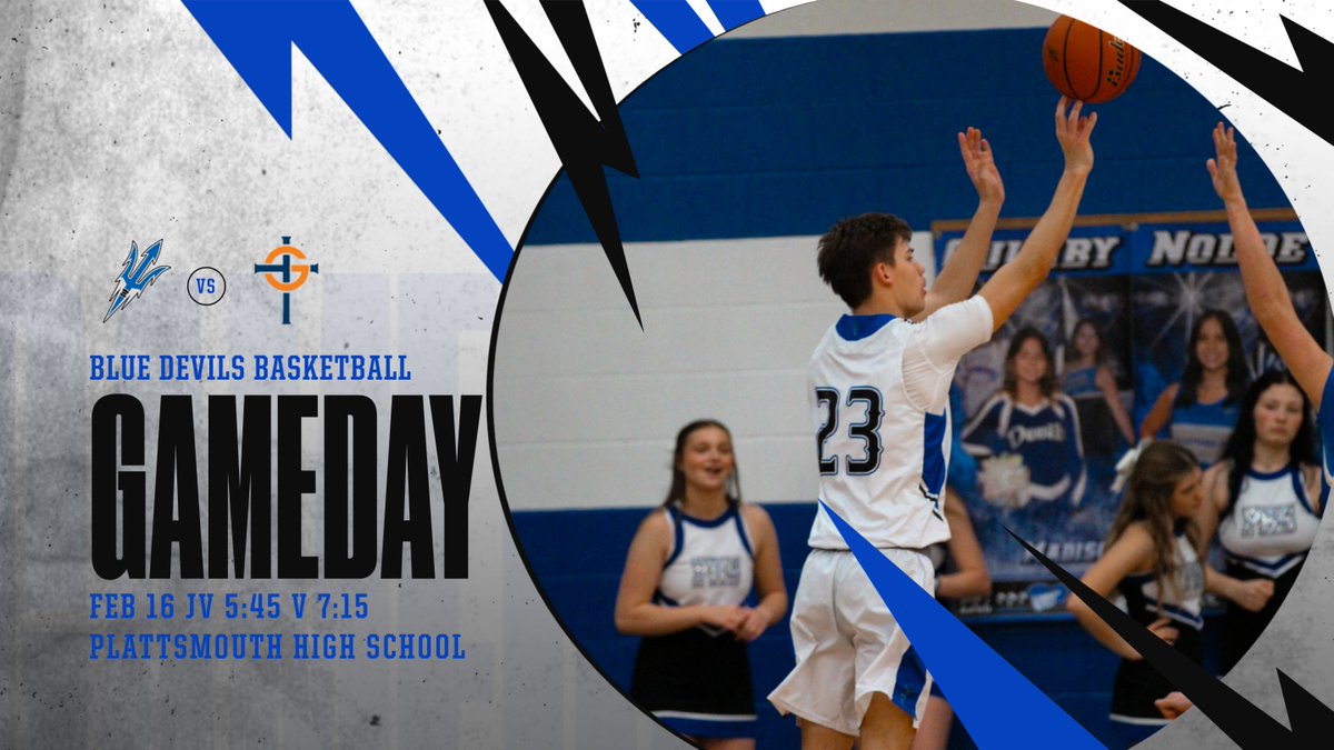 🚨GAME DAY🚨
🆚 <a href="/GrossBasketball/">Gross Catholic BBall</a> 
📍Plattsmouth High School
🕐 JV 5:45 V 7:15
🔗 pcsd.org/community/bdtv