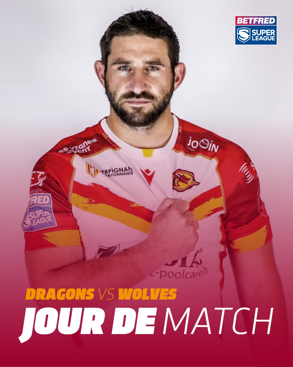 𝑾𝑬 𝑨𝑹𝑬 𝑩𝑨𝑪𝑲!
🏆 <a href="/SuperLeague/">Betfred Super League</a>
🆚 <a href="/WarringtonRLFC/">Warrington Wolves</a> 
📍 Stade Gilbert Brutus
⏰ 18h30
📺 L'Equipe Live 1, Sky Sports, TV3, SuperLeague+
🎫 dragons-billetterie.com