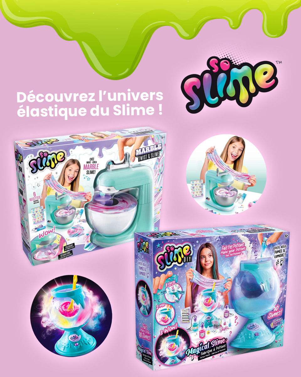Bienvenue dans l’univers élastique du Slime ! 🌈

Les enfants peuvent créer à volonté et concocter leurs propres mélanges avec cette pâte à modeler visqueuse et pleine de couleurs. 😍🎨

Pour plonger dans ce monde extraordinaire, rendez-vous par ici : fcld.ly/universslime 🚀
